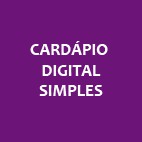 Cardápio digital simples